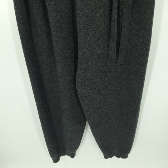 J. Crew Merino Wool-Blend Faux Wrap Sweater-Jumpsuit S Gray - Picture 9 of 16
